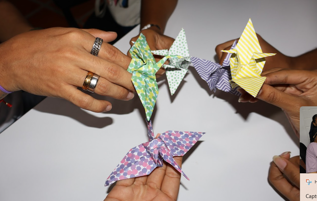 Así se vivió el taller creativo “Tanabata”